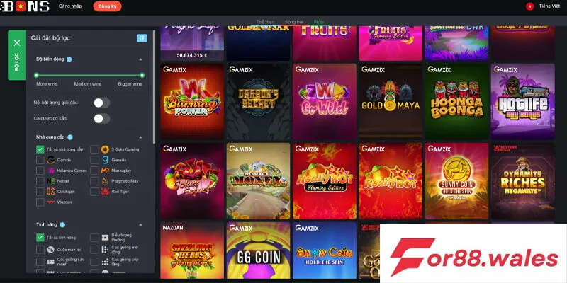 Trải nghiệm nhà cái game slot Tại for88 2 Lợi ích khi đăng ký nhà cái game slot tại for88
